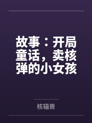 故事：开局童话，卖核弹的小女孩