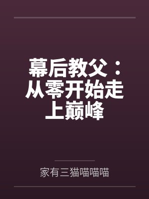 幕后教父：从零开始走上巅峰