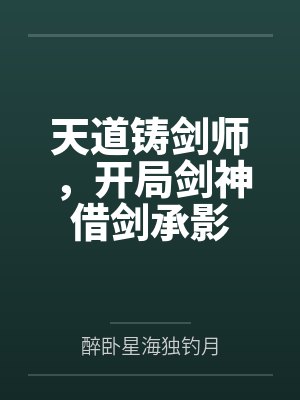 天道铸剑师，开局剑神借剑承影