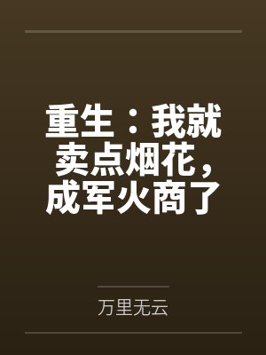 重生:我就卖点烟花,成军火商了 重生:我就卖点烟花,成军火商了