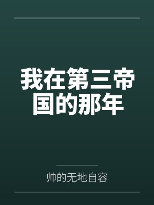 我在第三帝国的那年 我在第三帝国的那年