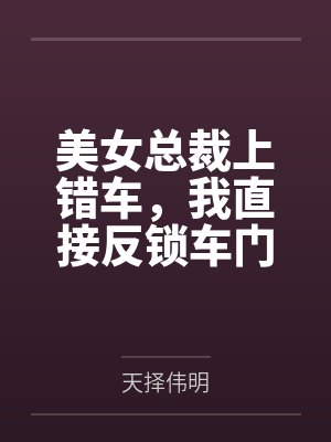 美女总裁上错车，我直接反锁车门