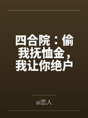 四合院:偷我抚恤金,我让你绝户 四合院:偷我抚恤金,我让你绝户