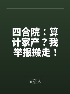 四合院：算计家产？我举报搬走！