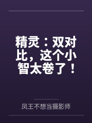精灵:双对比,这个小智太卷了! 精灵:双对比,这个小智太卷了!