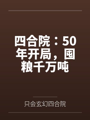 四合院：50年开局，囤粮千万吨