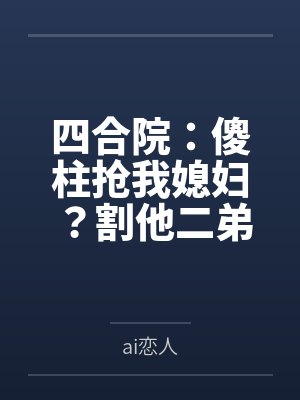 四合院：傻柱抢我媳妇？割他二弟