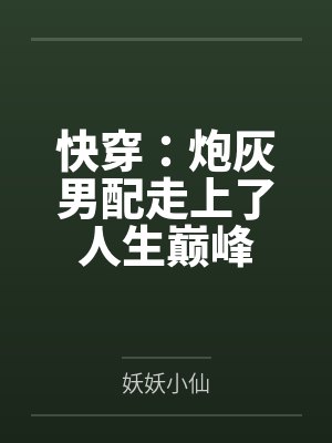 快穿:炮灰男配走上了人生巅峰 快穿:炮灰男配走上了人生巅峰