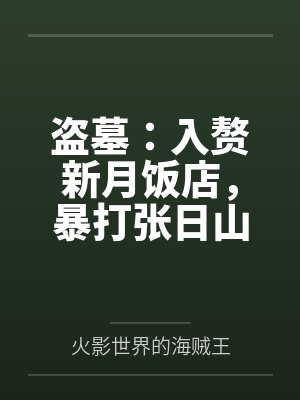 盗墓：入赘新月饭店，暴打张日山