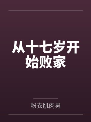 从十七岁开始败家