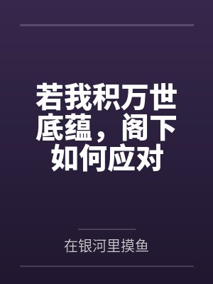 若我积万世底蕴，阁下如何应对