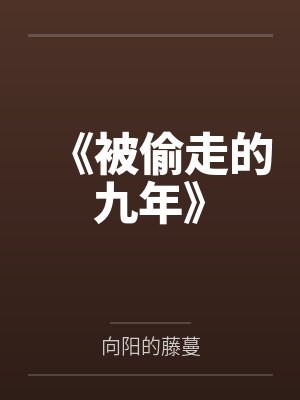 《被偷走的九年》 《被偷走的九年》