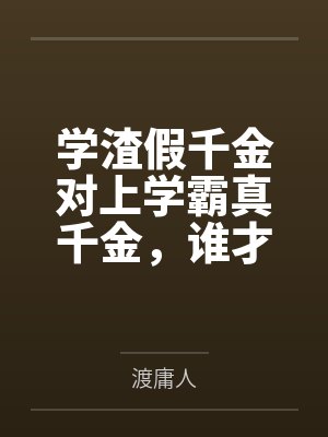 学渣假千金对上学霸真千金，谁才是真正的人精
