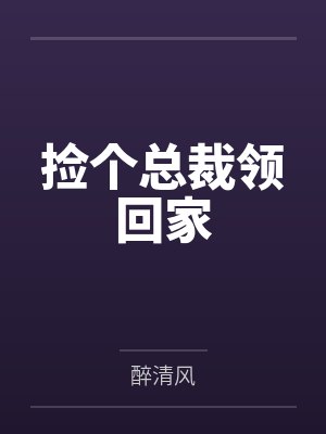 捡个总裁领回家 捡个总裁领回家