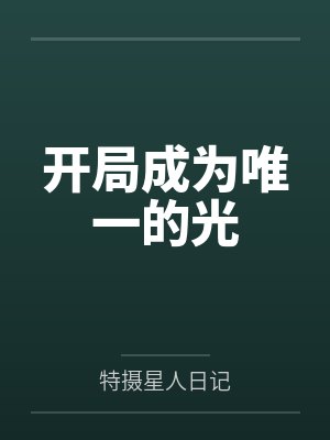 开局成为唯一的光 开局成为唯一的光